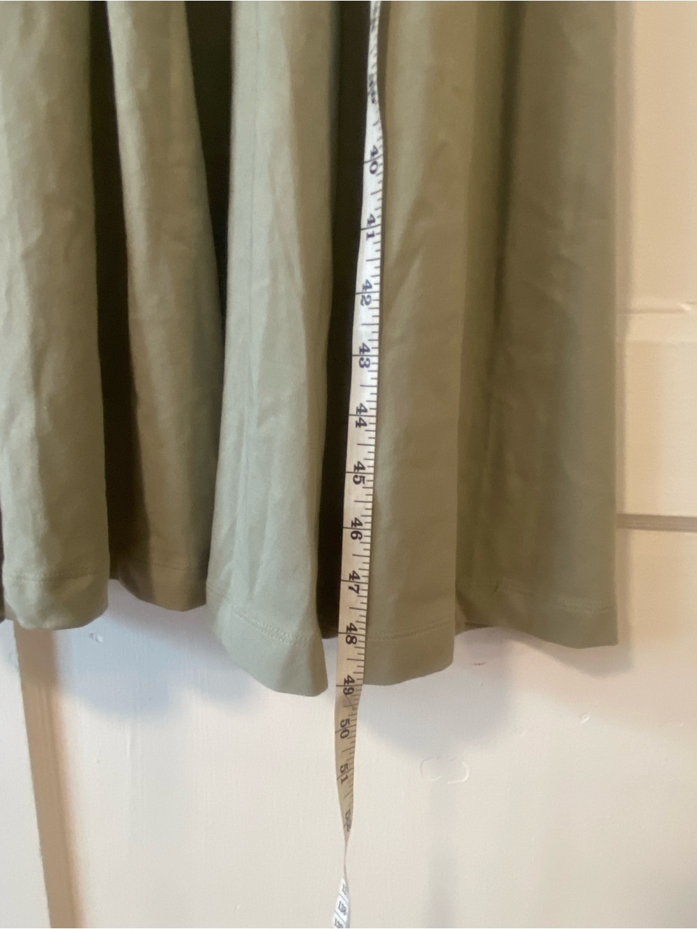 American Eagle Scoop Neck Midi Dress XS olive green - Picture 5 of 10